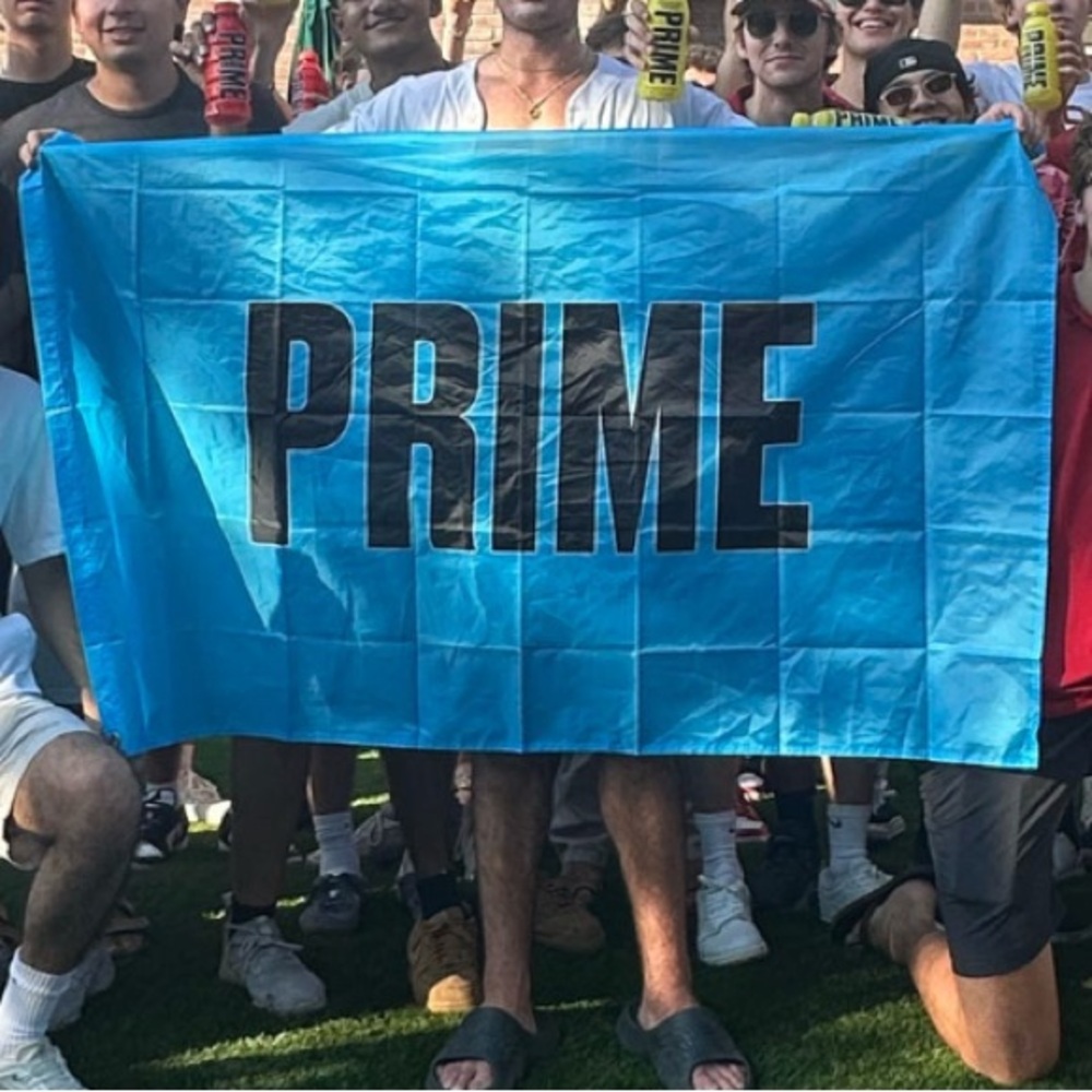 PRIME Blue flag - Bold Block Letter Flag